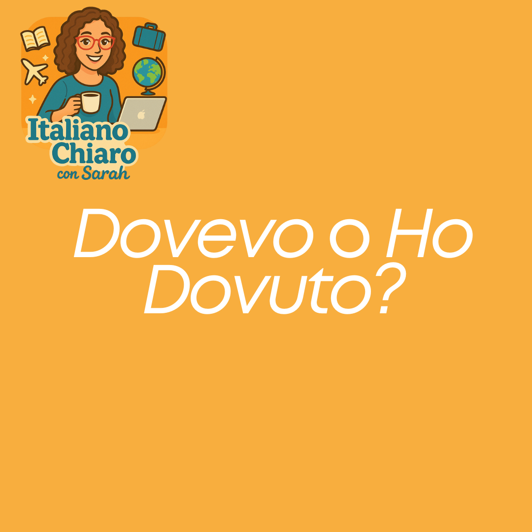 Understanding the Difference Between “Dovevo” and “Ho Dovuto”