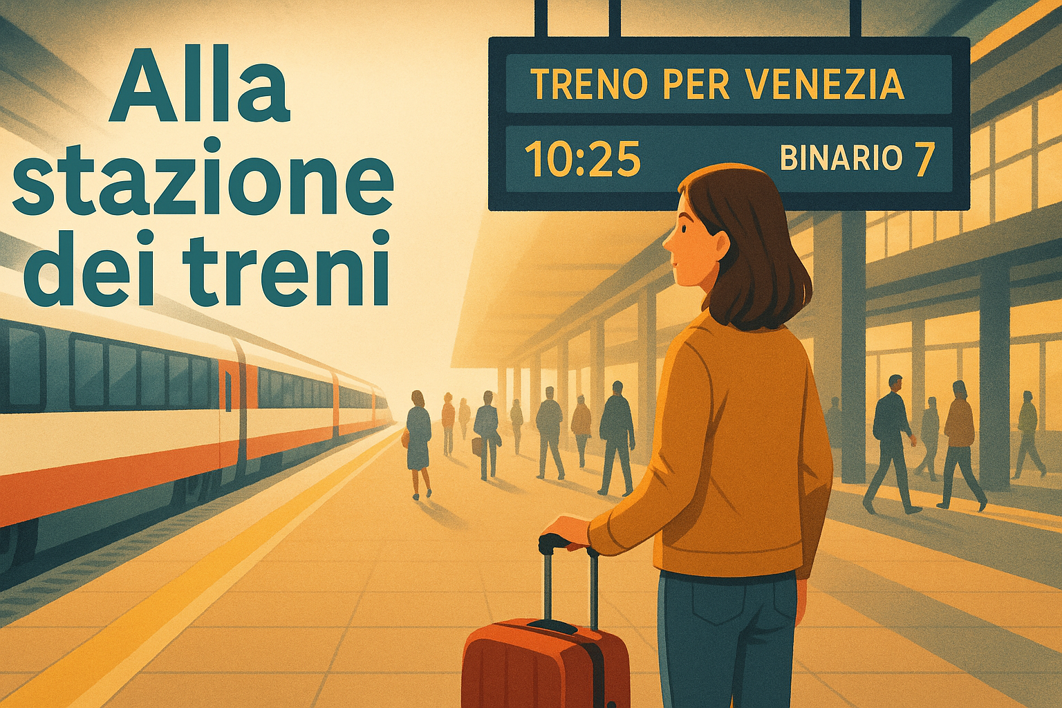 Storie In Italiano- Alla Stazione dei Treni