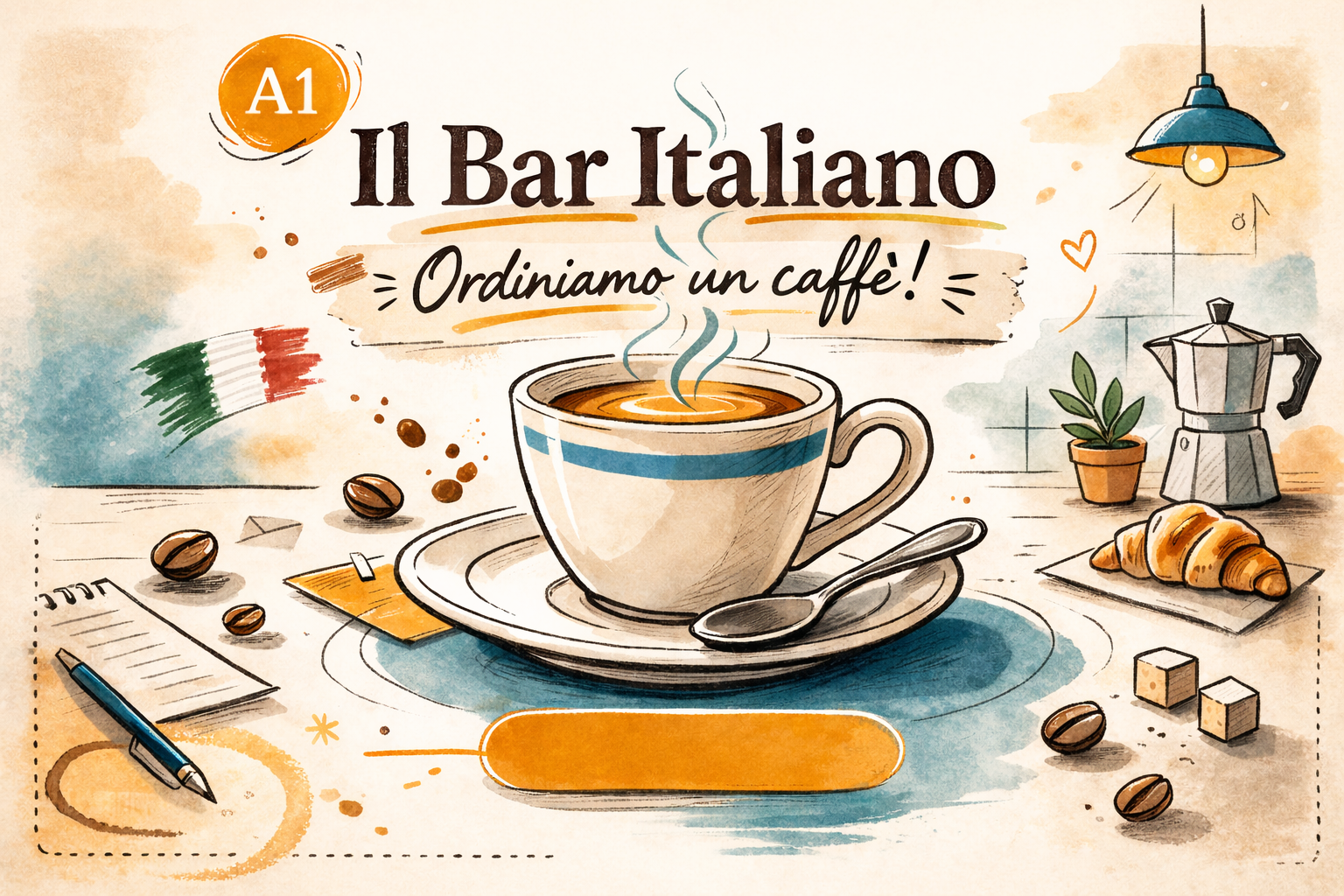 Un caffè per favore!